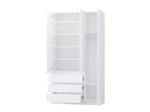 Шкаф АКАЦИЯ 2200/1200/520/ Белый фото 2